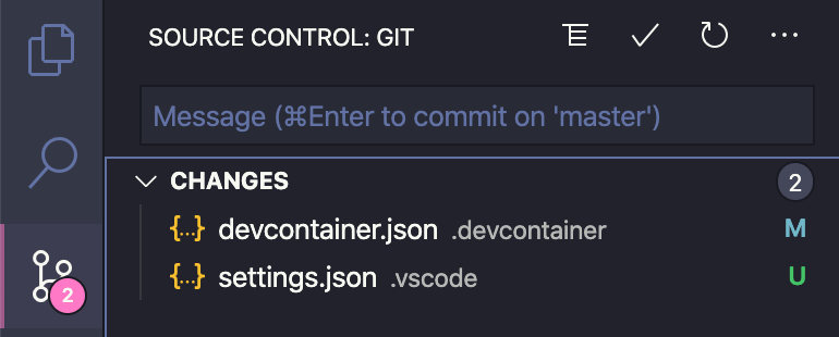 vscode source control box